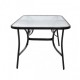 Ορθογώνιο τραπέζι κήπου My Garden WR2096, με γυαλί PVC, 150 x 90 x 72 εκ.