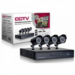 ΣΕΤ ΒΙΝΤΕΟΠΑΡΑΚΟΛΟΥΘΗΣΗΣ - 4 ΚΑΜΕΡΕΣ + DVR