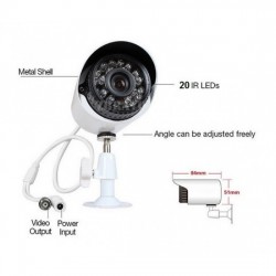 Σετ CCTV HD με 8 κάμερες και DVR