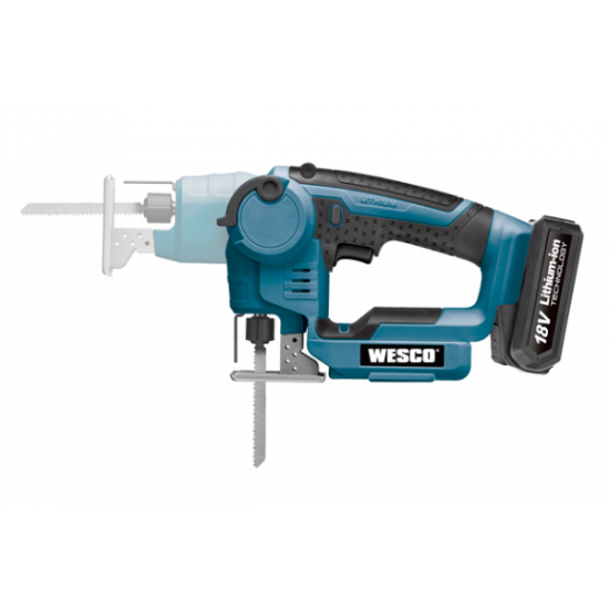 Συνδυαστικό πριόνι με τρύπες Wesco WS2979 18V