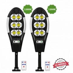 2 τεμάχια ηλιακών φωτιστικών δρόμου 1200 W