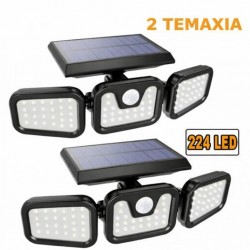 2 τεμάχια ηλιακή λάμπα LED με 112 διόδους