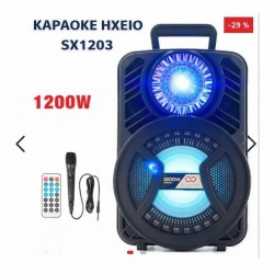 ΚΑΡΑΟΚΕ ΗΧΟΣΥΣΤΗΜΑ SX1203