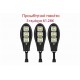 3 τεμάχια ηλιακές λάμπες LED 750W IP67 + βάσεις
