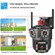Επαγγελματική κάμερα παρακολούθησης Wi-Fi 1MP, PTZ, με ήχο και εικόνα, με 3 φακούς, 5X ζουμ