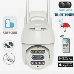 10 ZOOM IP/Wi-Fi κάμερα 2MP FULL HD 1080p με δύο φακούς