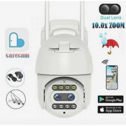 10 ZOOM IP/Wi-Fi κάμερα 2MP FULL HD 1080p με δύο φακούς
