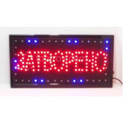2 σε 1 Φωτεινή πινακίδα LED 2 σε 1 - Ανοιχτό / Κλειστό