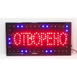 2 σε 1 Φωτεινή πινακίδα LED 2 σε 1 - Ανοιχτό / Κλειστό