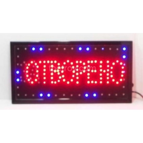 2 σε 1 Φωτεινή πινακίδα LED 2 σε 1 - Ανοιχτό / Κλειστό