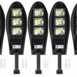 3 τεμάχια  Ηλιακές λάμπες LED 1200W IP67 + βάσεις