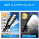 3 τεμάχια ηλιακές λάμπες LED 2400W IP65 + βάσεις