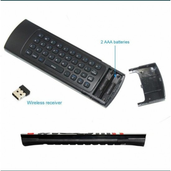 Air Mouse 3 σε 1: τηλεχειριστήριο, ποντίκι και πληκτρολόγιο για τηλεόραση