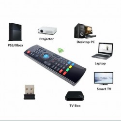 Air Mouse 3 σε 1: τηλεχειριστήριο, ποντίκι και πληκτρολόγιο για τηλεόραση