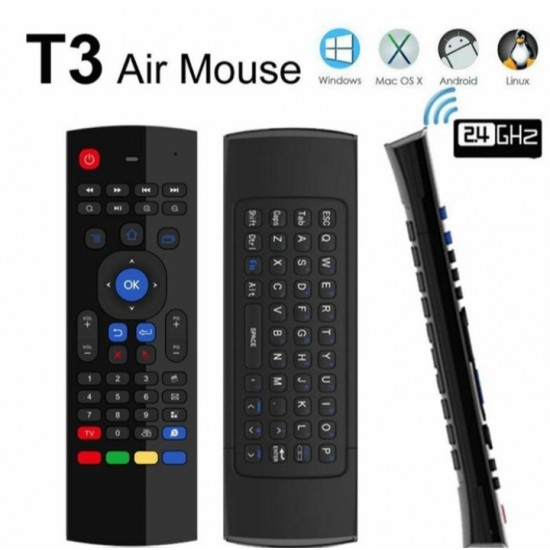 Air Mouse 3 σε 1: τηλεχειριστήριο, ποντίκι και πληκτρολόγιο για τηλεόραση