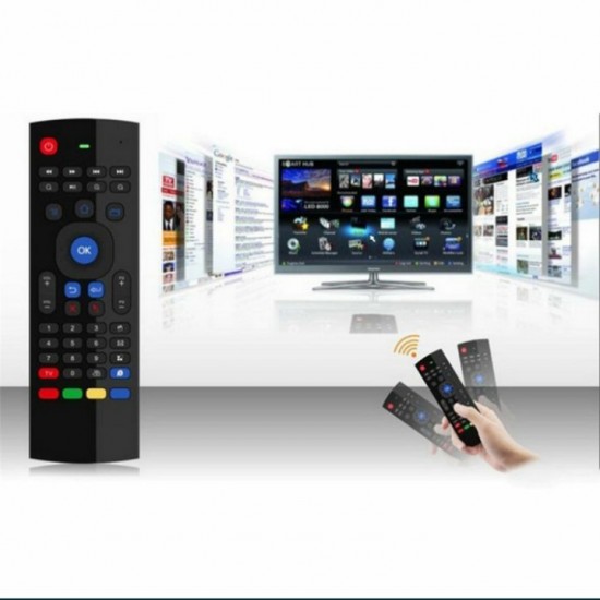 Air Mouse 3 σε 1: τηλεχειριστήριο, ποντίκι και πληκτρολόγιο για τηλεόραση