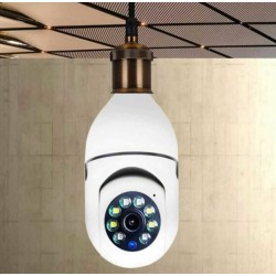 IP κάμερα με περιστροφή 360° Full HD 1 MP  κατασκοπευτική λάμπα 
