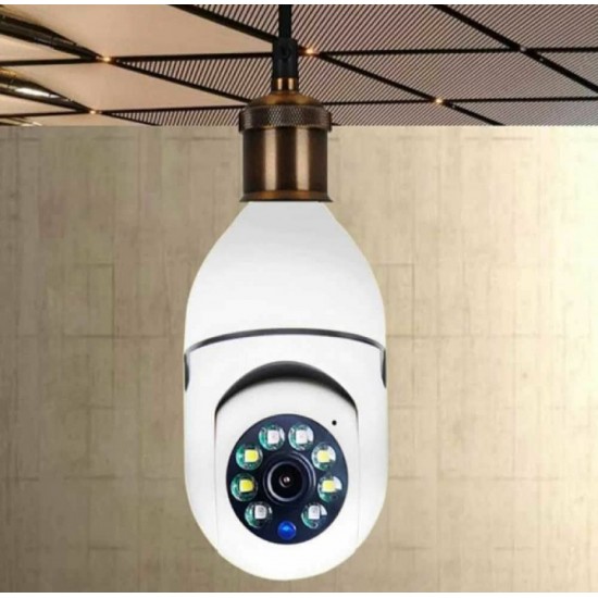 IP κάμερα με περιστροφή 360° Full HD 1 MP  κατασκοπευτική λάμπα