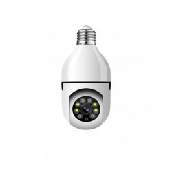 IP κάμερα με περιστροφή 360°, Full HD 2 MP, κρυφή κάμερα σε μορφή λαμπτήρα 