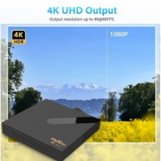 TV Box MYAL W2 - 2 GB RAM/16 GB ROM με Android 11