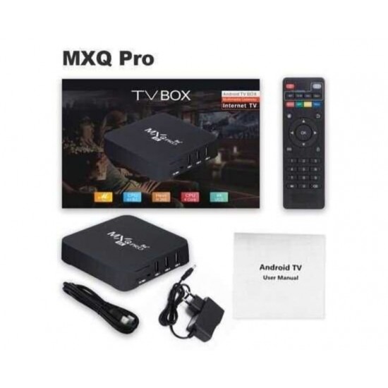 Smart TV Box MXQ PRO – 4 GB RAM/64 GB ROM με Android 10.1, Wi-Fi