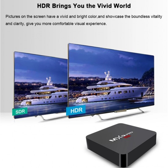 Smart TV Box MXQ PRO – 4 GB RAM/64 GB ROM με Android 10.1, Wi-Fi