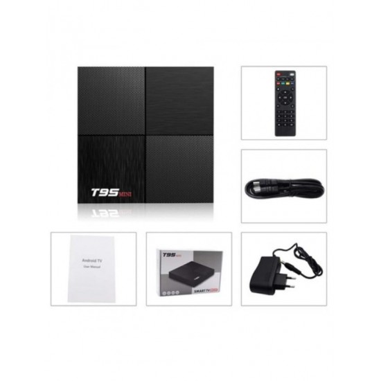 TV Box T95 Mini - Android, 6K - 2 GB RAM/16 GB ROM