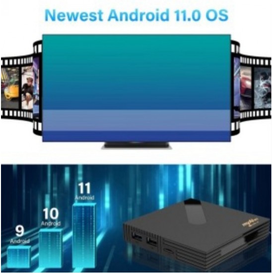 TV Box MYAL W2 - 2 GB RAM/16 GB ROM με Android 11