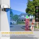 Περιστρεφόμενη ασύρματη κάμερα IP WiFi 1MP FULL-HD με ισχυρούς προβολείς LED