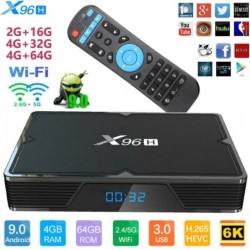 X 96H TV BOX - 4 GB RAM/32 GB ROM, 4K, Android TV