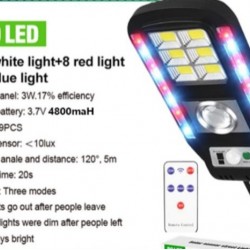 Αστυνομική ηλιακή λάμπα LED 900W IP65 + βάση