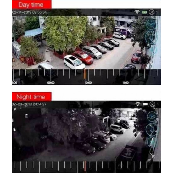 Ασύρματη κάμερα WIFI με ηλιακή τροφοδοσία, FULL HD, για εξωτερική εγκατάσταση, IP65
