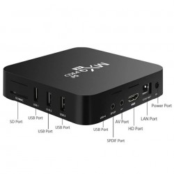 Smart TV Box MXQ PRO – 2 GB RAM/16 GB ROM με Android 10.1, Wi-Fi