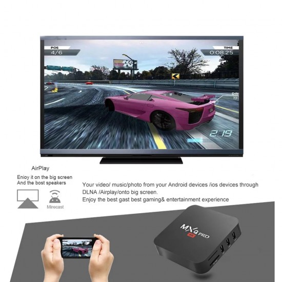Εξαιρετικά ισχυρό TV box MXQ PRO - 16 GB RAM/256 GB ROM με Android 11.1