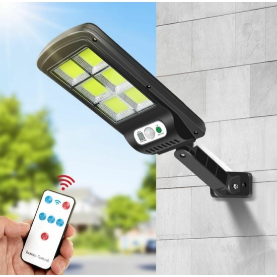 5 τεμάχια ηλιακές λάμπες LED 1200W IP67 + βάσεις