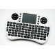 Μίνι ασύρματο πληκτρολόγιο με touchpad και οπίσθιο φωτισμό