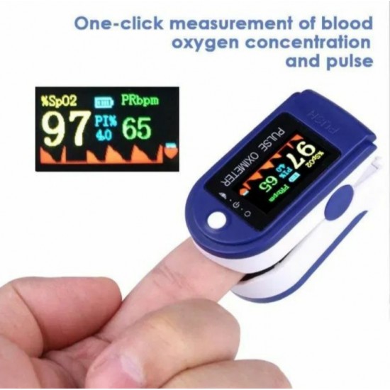 Παλμοοξύμετρο για τη μέτρηση του οξυγόνου στο αίμα και του σφυγμού