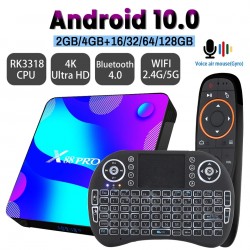 Πολυμέσων X88 PRO - 4 GB RAM/32 GB ROM με Android 10.0, διπλό Wi-Fi