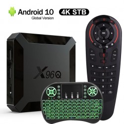 Πολυμεσικός αναπαραγωγέας X96Q με Android 10, 4 GB RAM/64 GB ROM, HDR, Wi-Fi