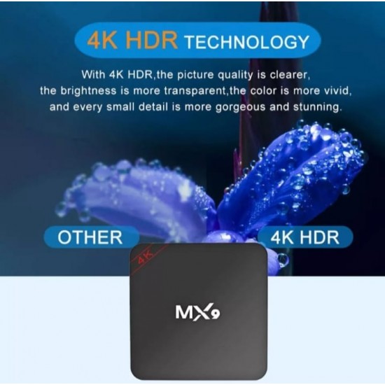 Τηλεοπτικό κουτί MX9 - 4 RAM/512 ROM, Android 11.1, 5G TV Box