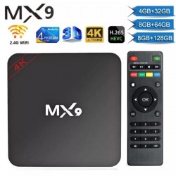 MX9 TV Box - 6 GB RAM/512 GB ROM με Android 11.1, Wi-Fi