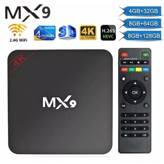 Τηλεοπτικό κουτί MX9 - 4 RAM/512 ROM, Android 11.1, 5G TV Box