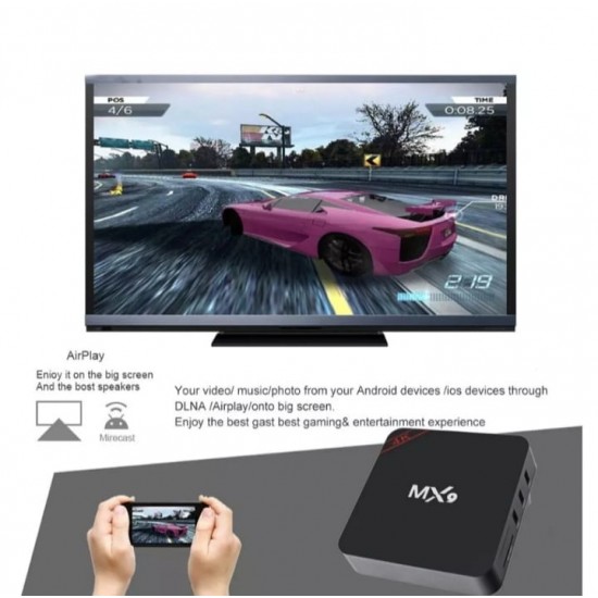 Τηλεοπτικό κουτί MX9 - 4 RAM/512 ROM, Android 11.1, 5G TV Box