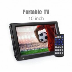 Φορητή τηλεόραση LCD 10 ιντσών, 12/220 V, ψηφιακό δέκτη DVB, μπαταρία