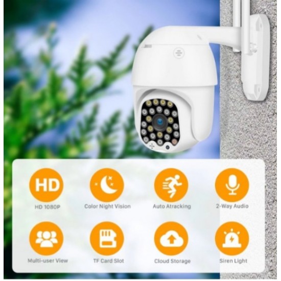 Κάμερα 1 MP με 28 LED, έξυπνη κάμερα με Wi-Fi, IP67
