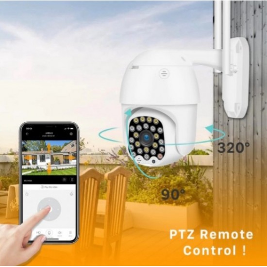 Κάμερα 1 MP με 28 LED, έξυπνη κάμερα με Wi-Fi, IP67