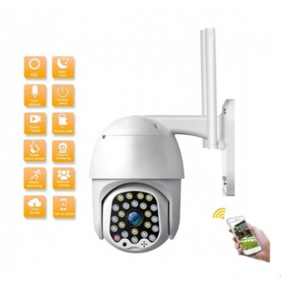 Κάμερα 1 MP με 28 LED, έξυπνη κάμερα με Wi-Fi, IP67