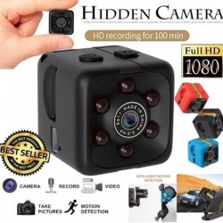 Κρυφή κάμερα κατασκοπείας 5 MP, μίνι κάμερα Full HD 1080p