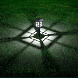  Σετ 6 ηλιακών λαμπτήρων LED για κήπο Star-Light, τύπου φανάρι,