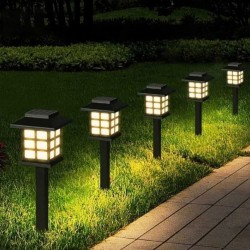  Σετ 6 ηλιακών λαμπτήρων LED για κήπο Star-Light, τύπου φανάρι,